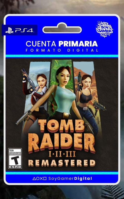 PRIMARIA Tomb Raider I-III Remastered Starring Lara Croft Ps4