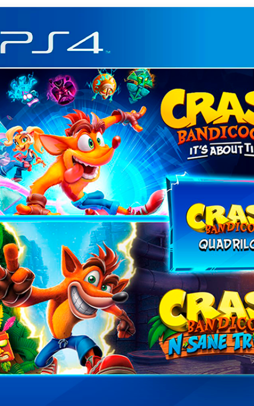 PRIMARIA Crash Bandicoot Quadrilogy PS4