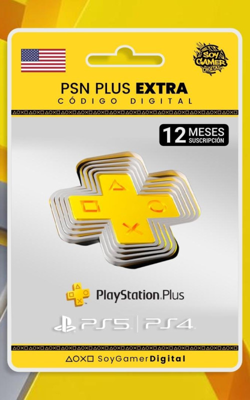 PSN PLUS EXTRA 12 MESES CUENTA USA