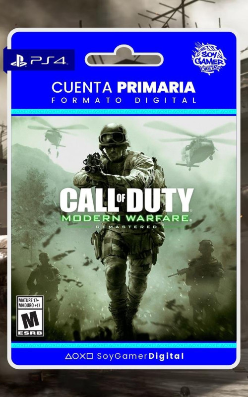 PRIMARIA Call of Duty 4 Modern Warfare Remastered PS4