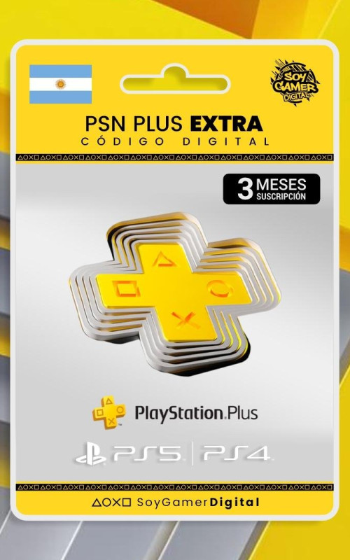PSN PLUS EXTRA 3 MESES CUENTA ARGENTINA