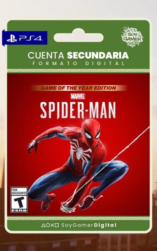 SECUNDARIA Marvels Spiderman GOTY Edition PS4