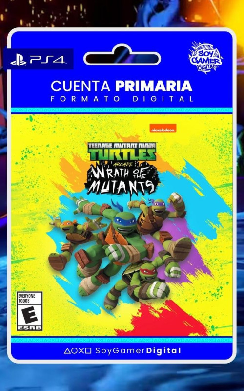 PRIMARIA Teenage Mutant Ninja Turtles Arcade: Wrath of the Mutants PS4