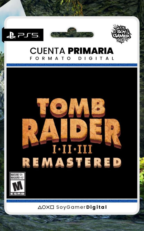 PRIMARIA Tomb Raider I-III Remastered Starring Lara Croft PS5